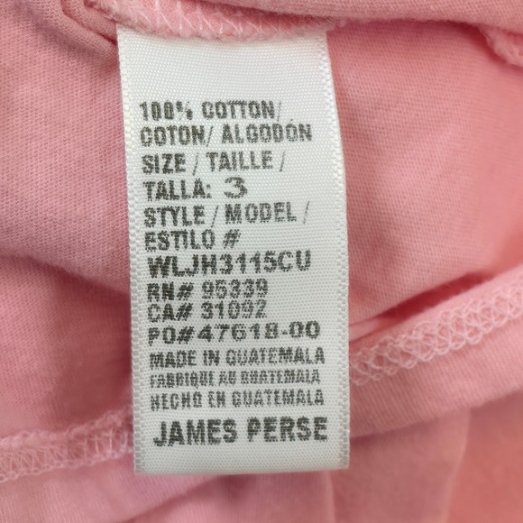 Standard James Perse pink 100% cotton pocket tank size 3 L New With Tags - Picture 7 of 8